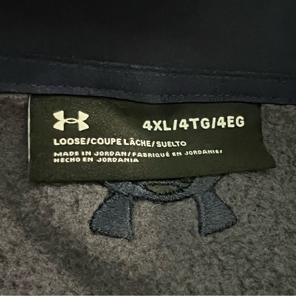 Under Armour Men's Navy Blue Specialist Henley 2.0 Long Sleeve Big and Tall 4XL - Picture 7 of 7
